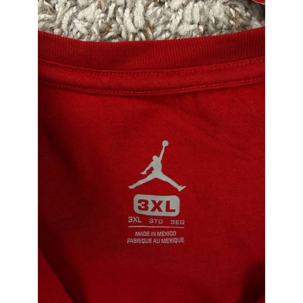 Nike Air Jordan Jumpman Long Sleeve T-Shirt Red Graphic Logo Men's 3XL NWT - Picture 10 of 13